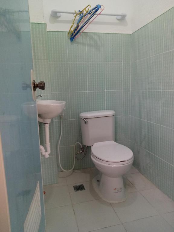 Koupelna v ubytování MJ Home