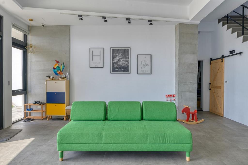 Posezení v ubytování Sea House Diary Homestay