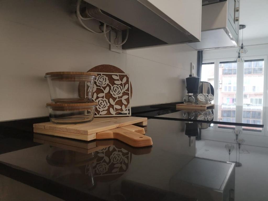 Kuchyňa alebo kuchynka v ubytovaní Love Rent4 Málaga loft