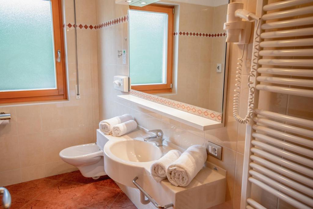 Koupelna v ubytování Hotel Eichenhof