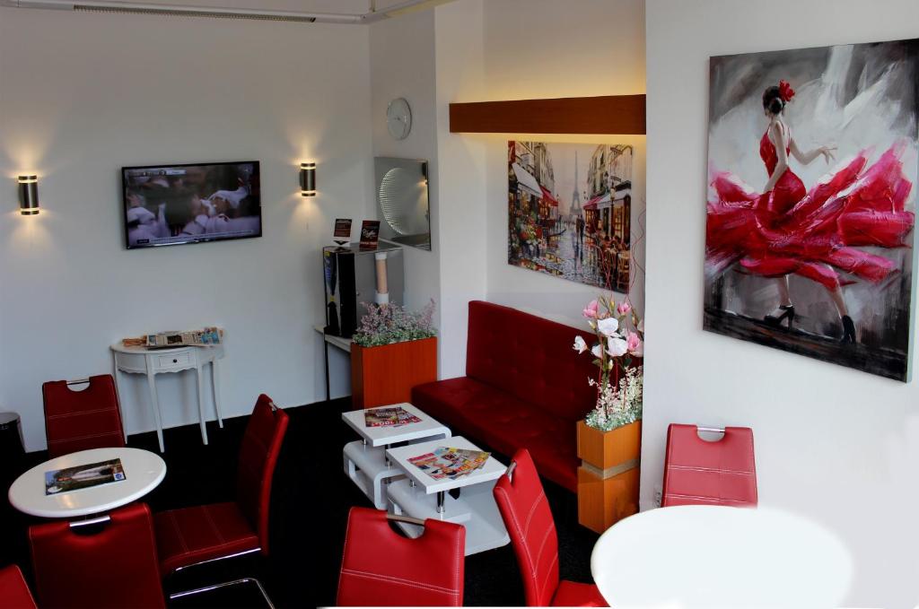Posezení v ubytování Hotel Veronika