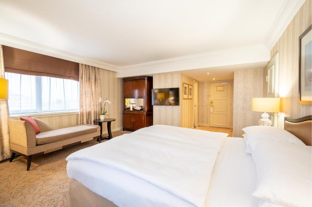 Postel nebo postele na pokoji v ubytování InterContinental Wien by IHG