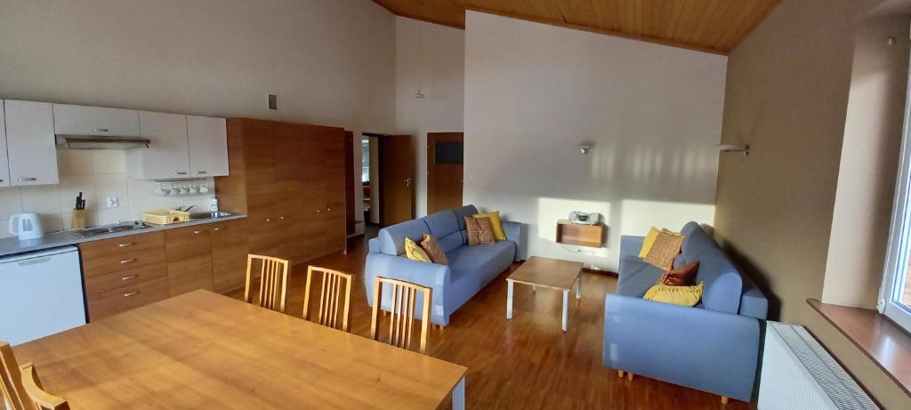 Kuchyňa alebo kuchynka v ubytovaní Zawoja1560 Apartamenty przy Aptece