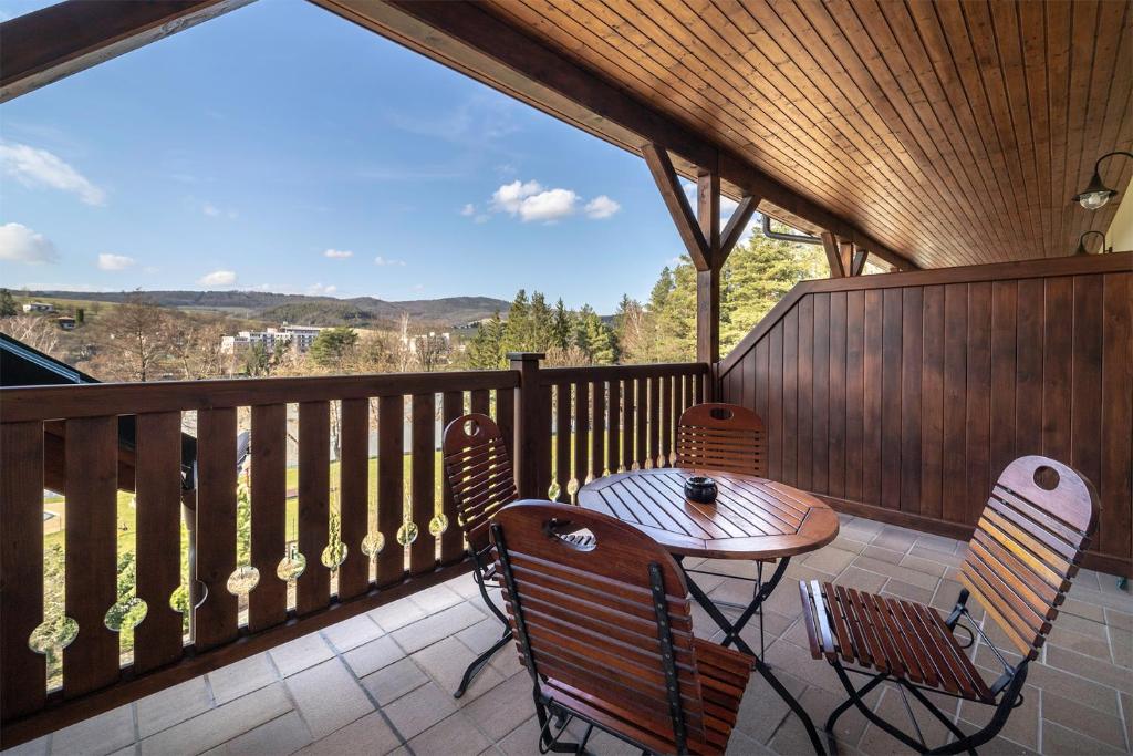 Balkón alebo terasa v ubytovaní Hotel Vyhlídka