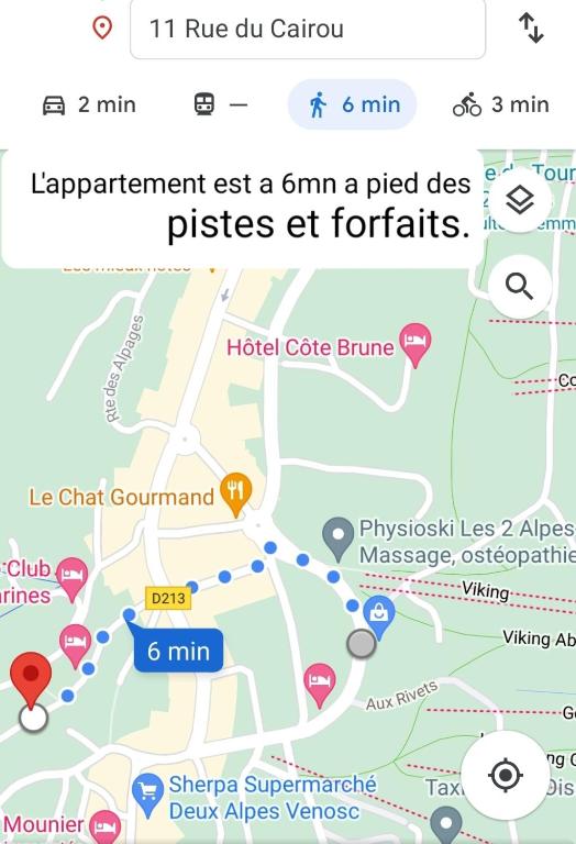Fotografie z fotogalerie ubytování CENTRE 10mn Pied pistes et JANDRI 3S VUE MUZELLE 8 pers Wifi v destinaci Les Deux Alpes