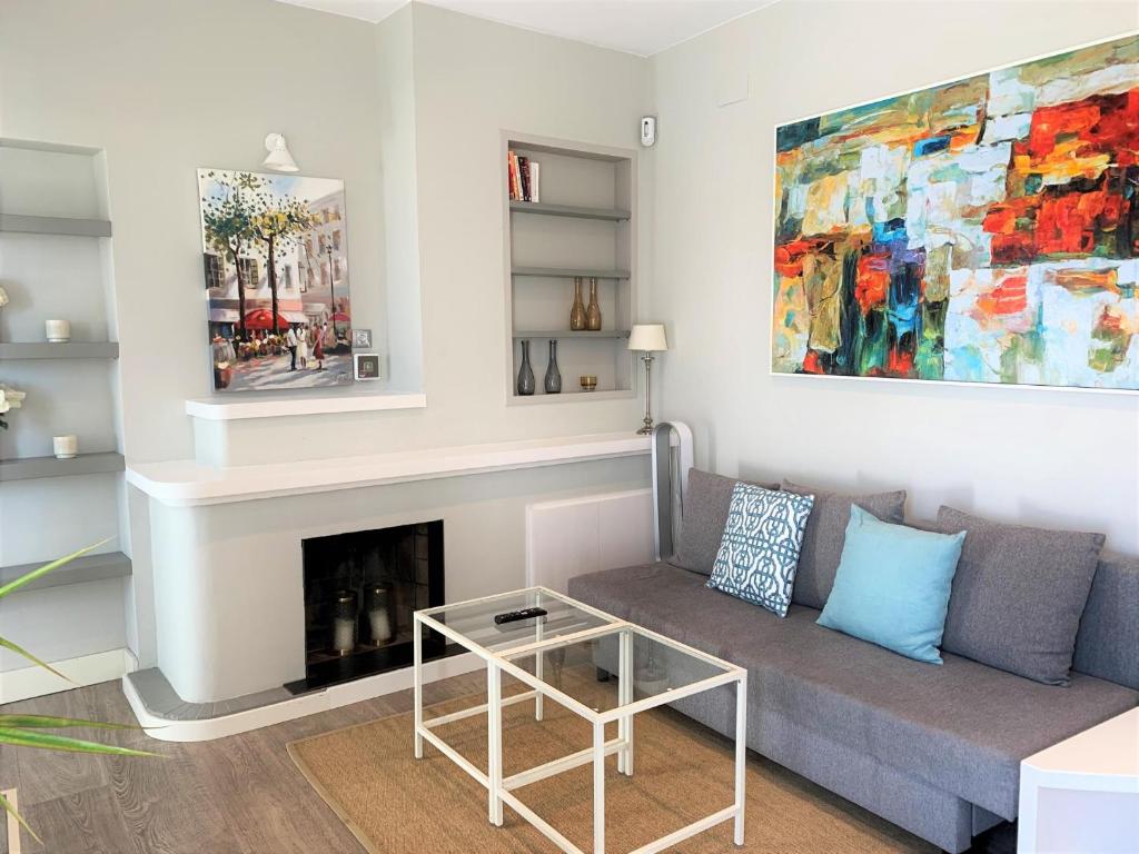 Posezení v ubytování Sitges Spaces Bonaire Penthouse