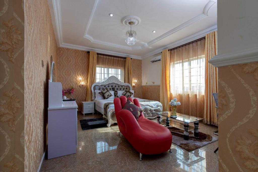 Posezení v ubytování AG HOTEL AND SUITES