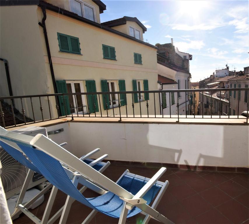 Balkón alebo terasa v ubytovaní Appartamento terrazza belvedere
