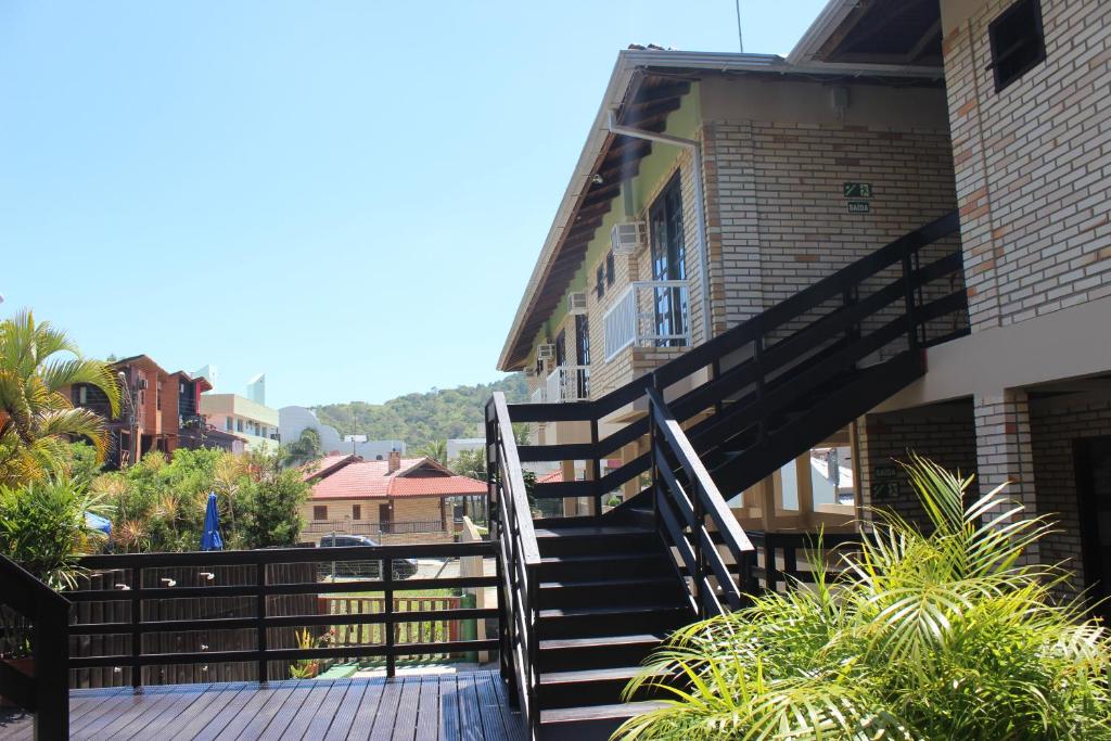 Uma varanda ou terraço em Hotel Bela Onda