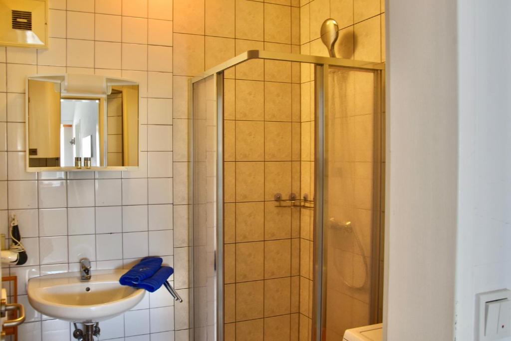 Koupelna v ubytování Golf-Appartement