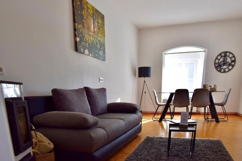 Posezení v ubytování Golf-Appartement
