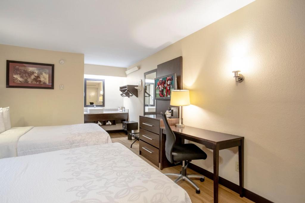 Red Roof Inn PLUS + Boston - Framingham - Tweepersoonskamer Met Twee Dubbele Bedden Rookvrij