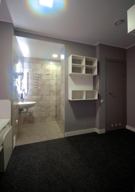 Koupelna v ubytování Cubby Hotel
