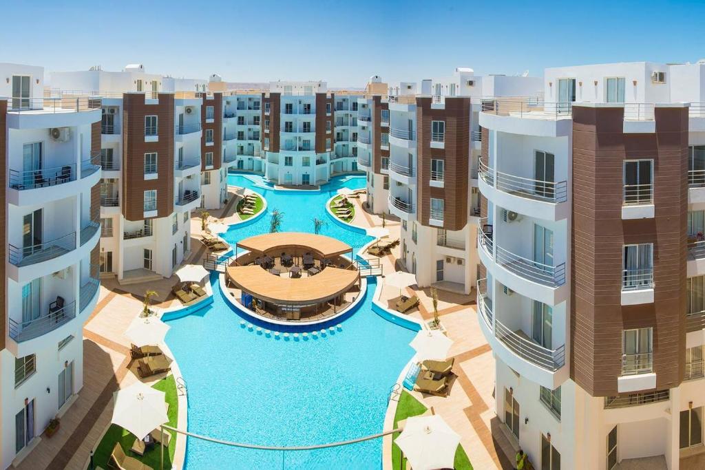 Kép Orfi Charming 1bedroom seaview wifi apt in resort szállásáról Gurdakában a galériában
