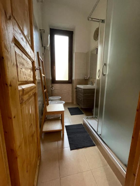A bathroom at Appartamento Stazione Termini