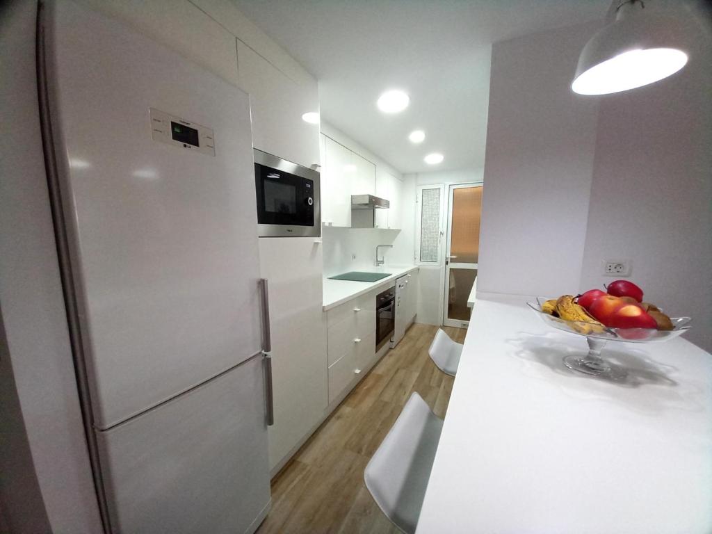 Kuchyň nebo kuchyňský kout v ubytování Apartamentos Medano - Lagos de Miramar Deluxe