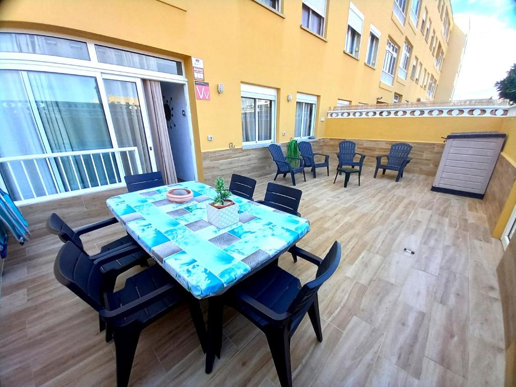 Balkón nebo terasa v ubytování Apartamentos Medano - Lagos de Miramar Deluxe