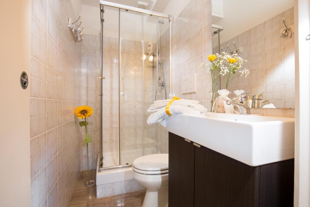 Kúpeľňa v ubytovaní B&B All'Ombra di San Pietro