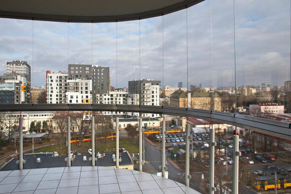 Výhľad na mesto Varšava alebo výhľad na mesto priamo z apartmánu