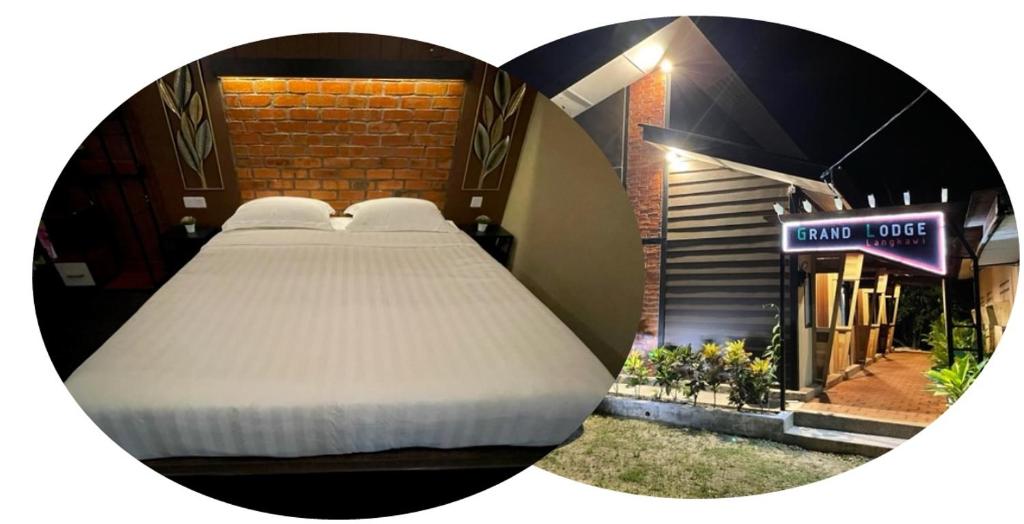 Postel nebo postele na pokoji v ubytování Grand Lodge Langkawi
