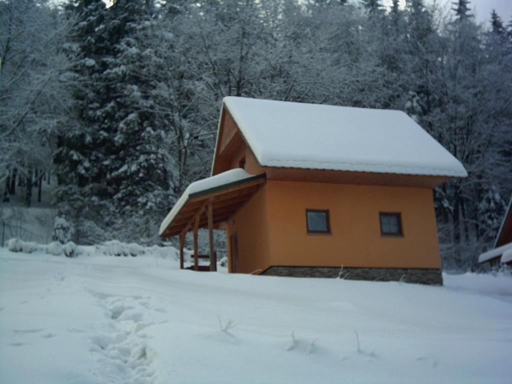 Chaty pod Knížecí, Trojanovice v zimě