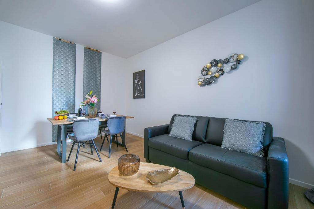 Posezení v ubytování Boutique Apartments