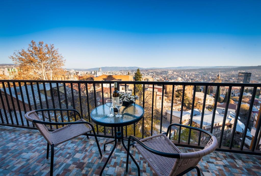 Balkón nebo terasa v ubytování Sani Apart Hotel