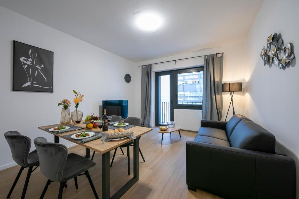 Posezení v ubytování Boutique Apartments