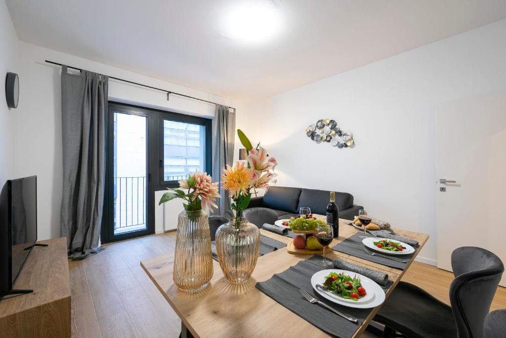 Posezení v ubytování Boutique Apartments