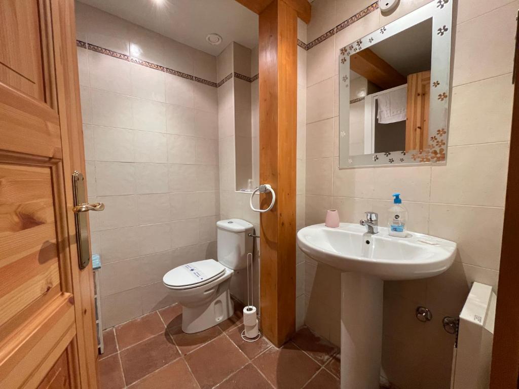 Koupelna v ubytování CABANA SORDA - Peu del Riu 302 - Vall d'Incles - Soldeu Hut 7868