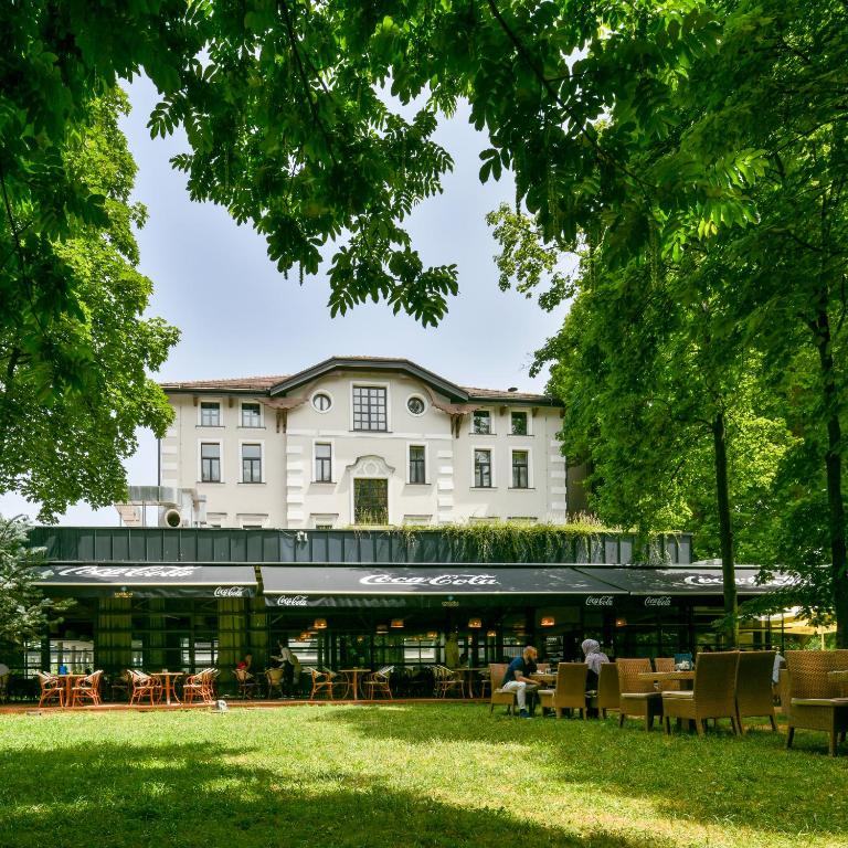 Zahrada ubytování Heritage Hotel Krone