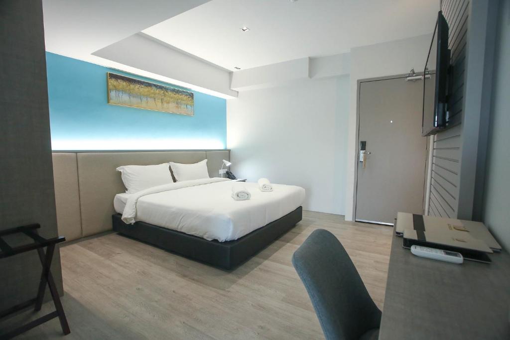TV a/nebo společenská místnost v ubytování Stanton City Hotel