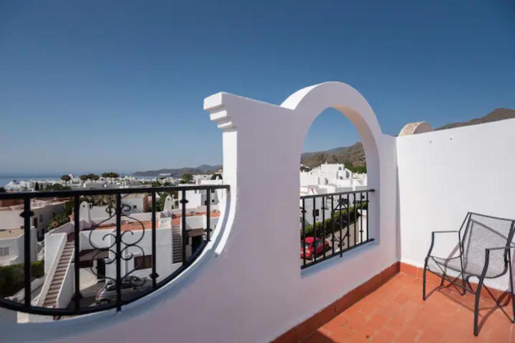 Balkon lub taras w obiekcie Casa la Buganvilla-Mojácar Playa
