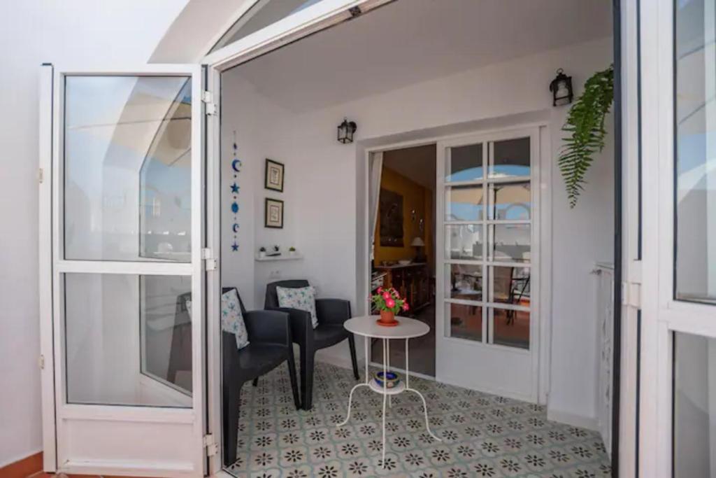 Balkon lub taras w obiekcie Casa la Buganvilla-Mojácar Playa
