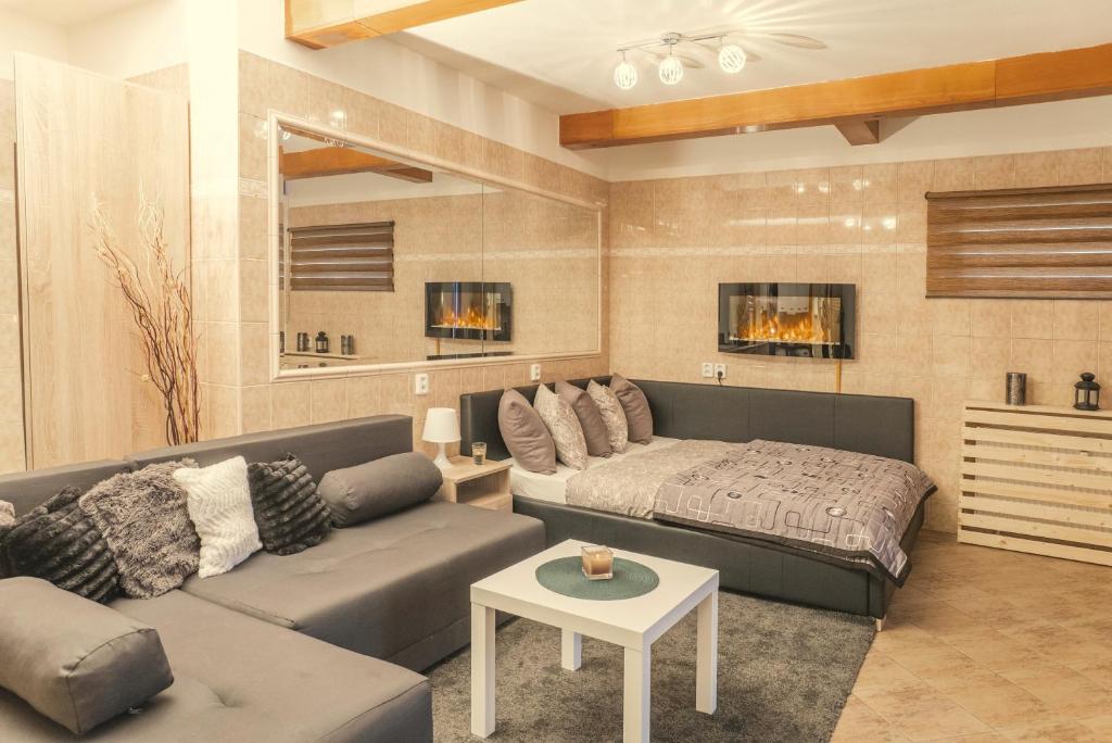 Wellness studio! Finnish sauna, Whirlpool, Gym & more! - One-Bedroom Apartment