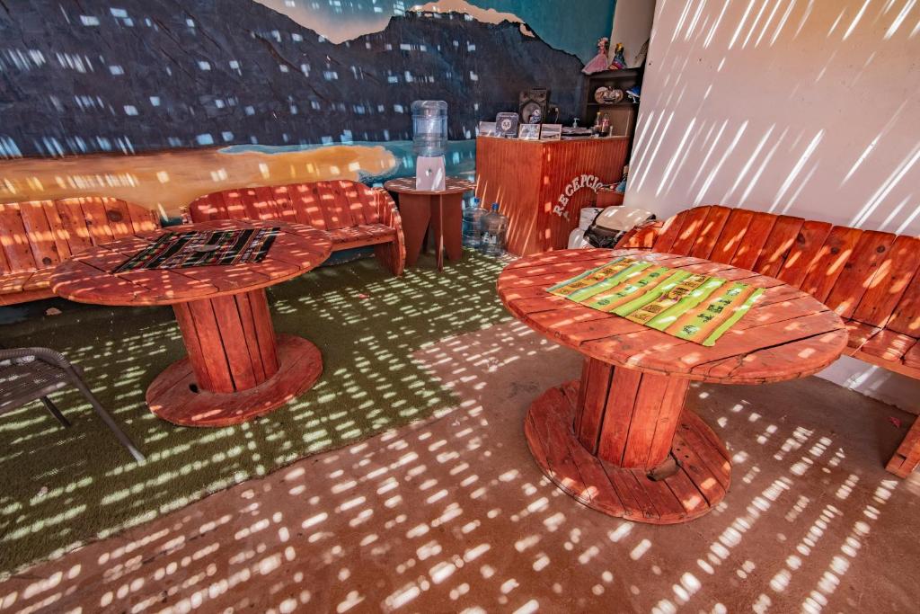 Posezení v ubytování Hostal Nuevo Sol y Viento