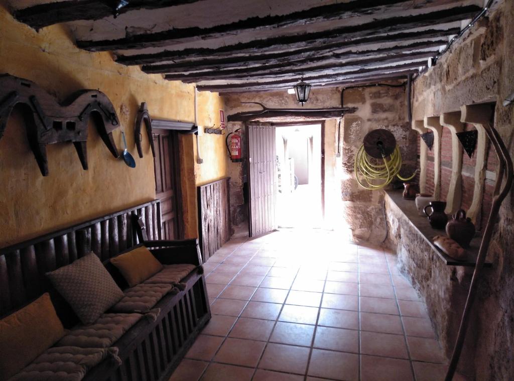 Posezení v ubytování Casa Rural El Granero