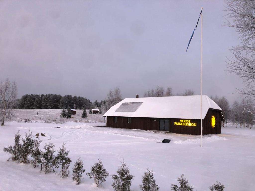 Voose Päikesekodu seminari- ja puhkekeskus v zimě