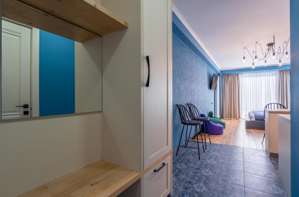 Posezení v ubytování New Gudauri Atrium apartment #514