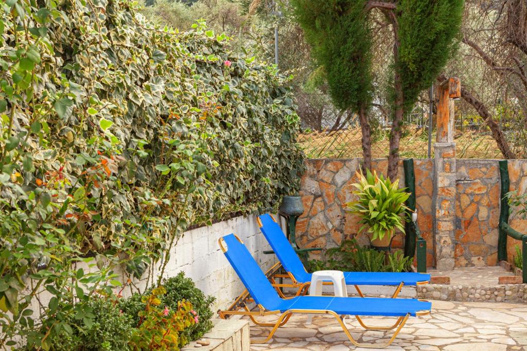 Zahrada ubytování Vasiliki Cottages Agios Gordios