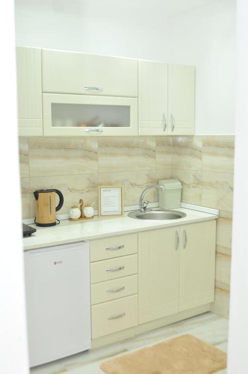 Kuchyň nebo kuchyňský kout v ubytování "Astor16" Apartments