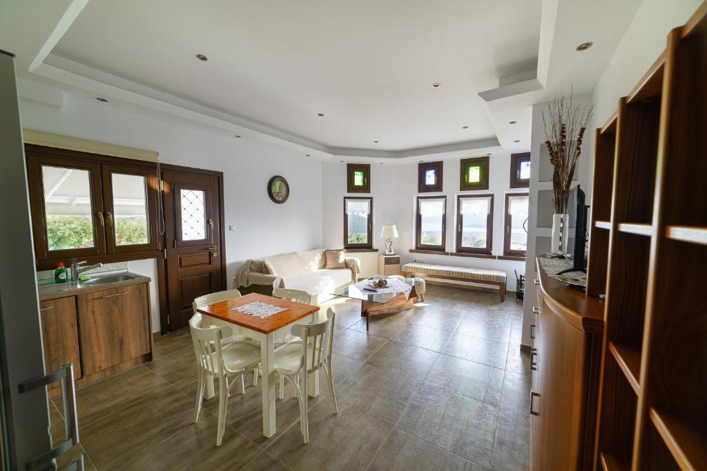 Posezení v ubytování Mansion Chalatsopoulos