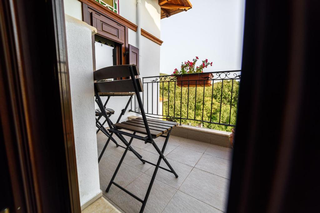 Balkón nebo terasa v ubytování Mansion Chalatsopoulos