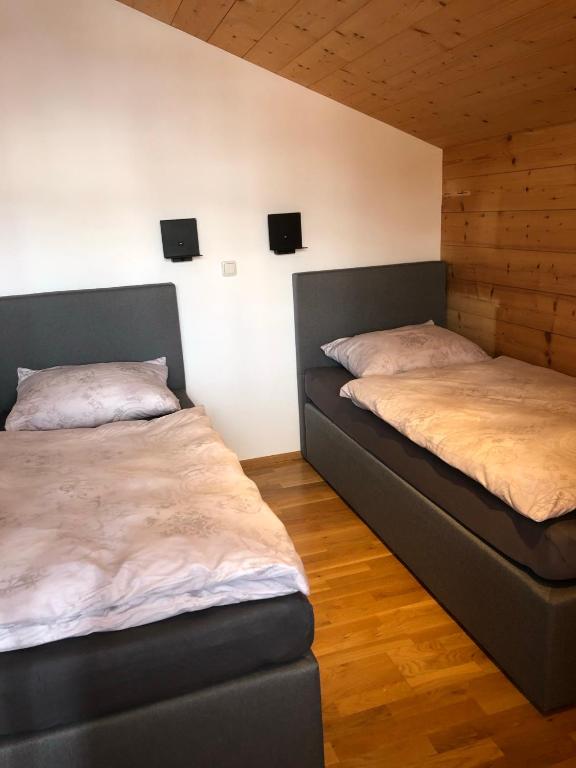 Posteľ alebo postele v izbe v ubytovaní Haus Annabelle