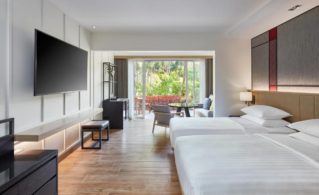 Postel nebo postele na pokoji v ubytování Hyatt Regency Hua Hin