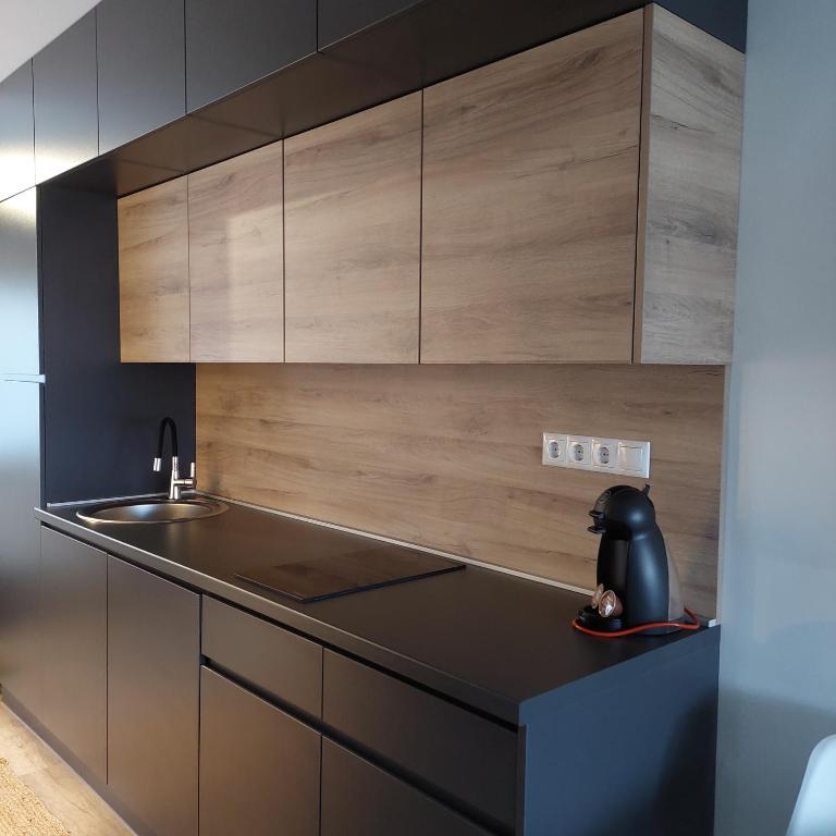 Kuchnia lub aneks kuchenny w obiekcie haJÓ Apartman