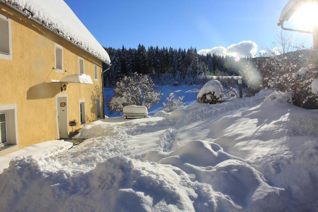 Urlaub am Bio-Bauernhof Liebchen v zimě
