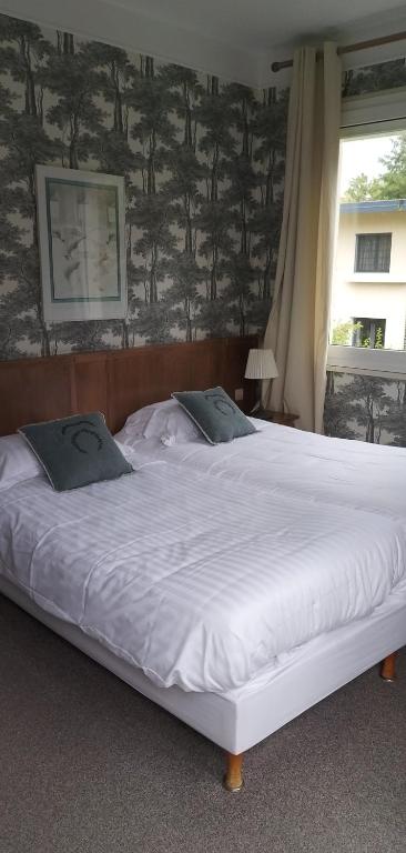Postel nebo postele na pokoji v ubytování Hotel Le Rivage