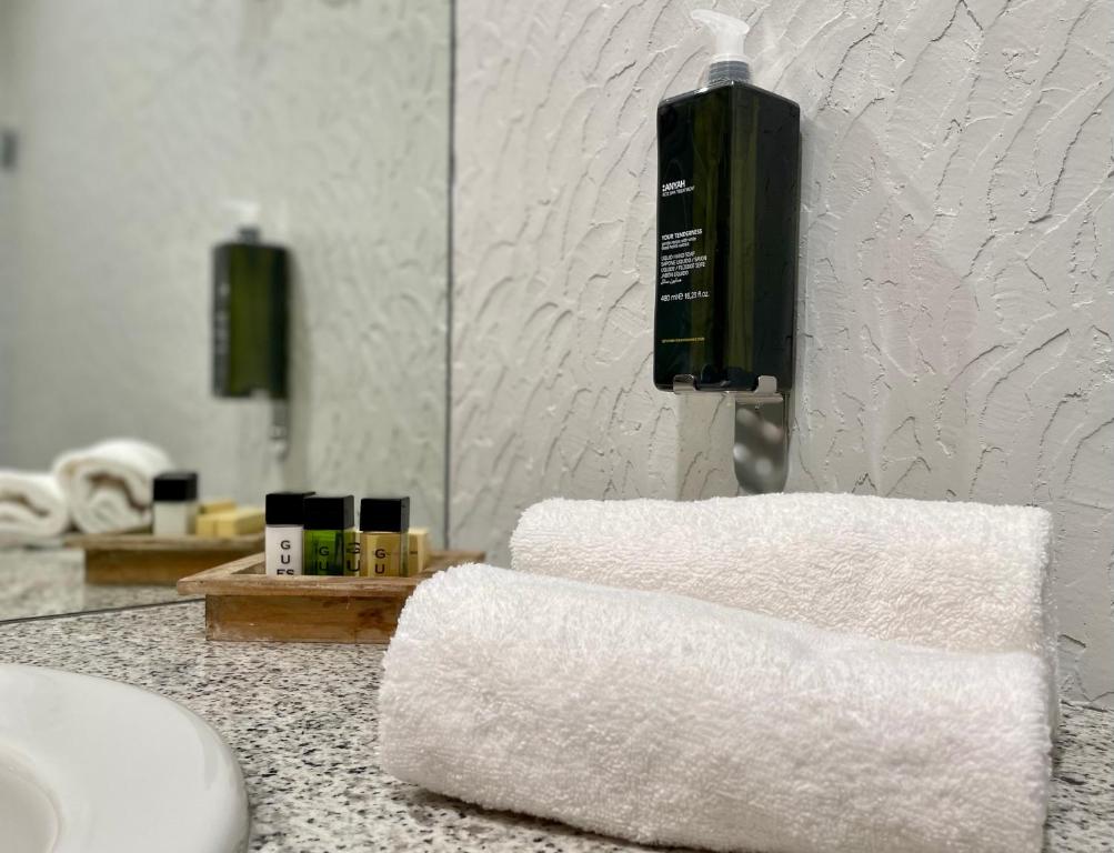 Koupelna v ubytování Hotel Gardenia Fiera