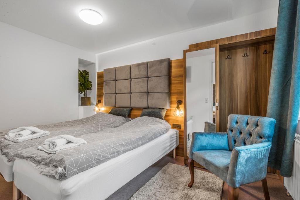 Postel nebo postele na pokoji v ubytování Esbjerg BB hotel